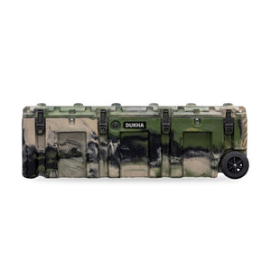 Hard Case DUKHA 175L con ruedas color Army Camo, vista frontal
