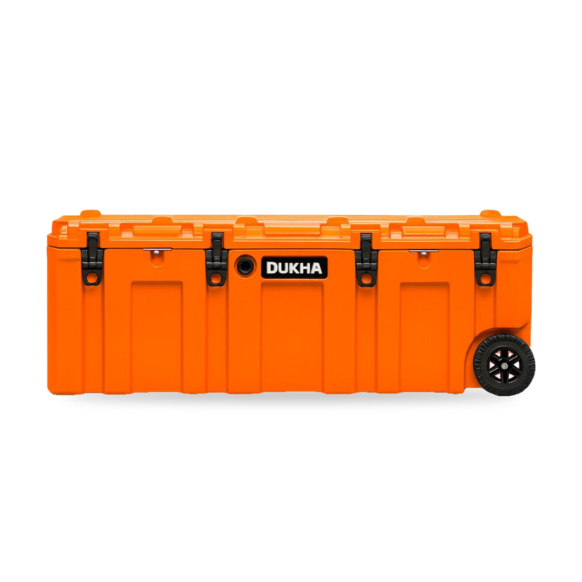 Hard Case DUKHA 175L con ruedas color Orange, vista frontal
