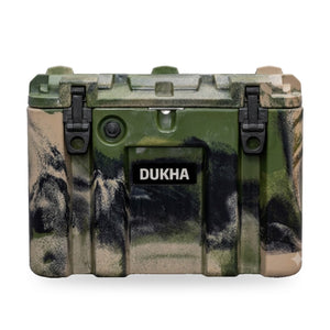 Hard Case DUKHA 80L color Army Camo, vista frontal