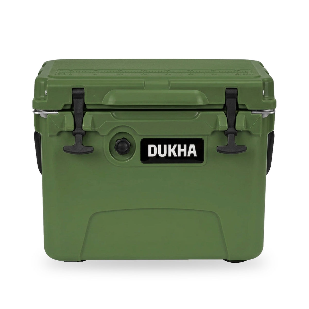 Hard Cooler DUKHA 20QT color Army Green, vista frontal