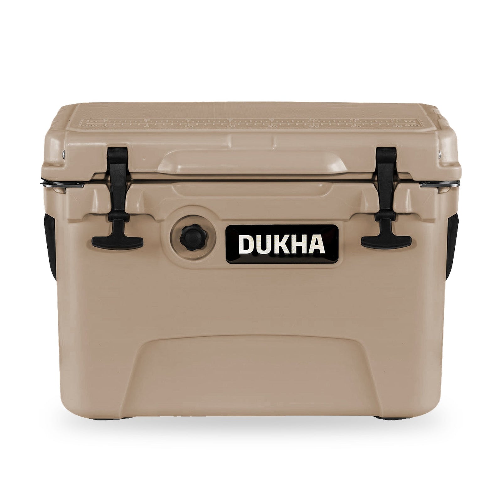 Hard Cooler DUKHA 20QT color Sand, vista frontal
