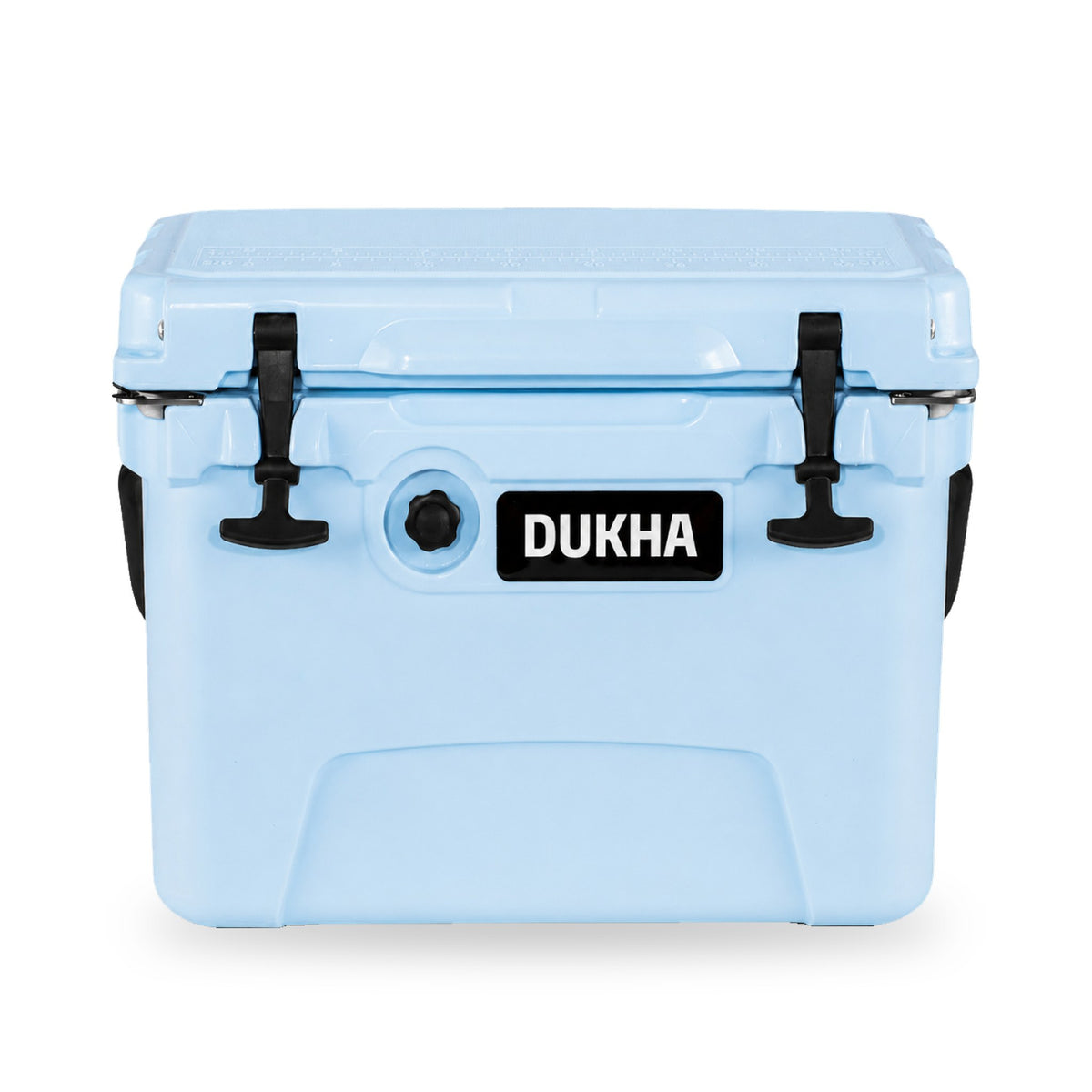 Hard Cooler DUKHA 20QT color Sky Blue, vista frontal