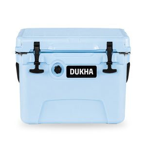 Hard Cooler DUKHA 20QT color Sky Blue, vista frontal