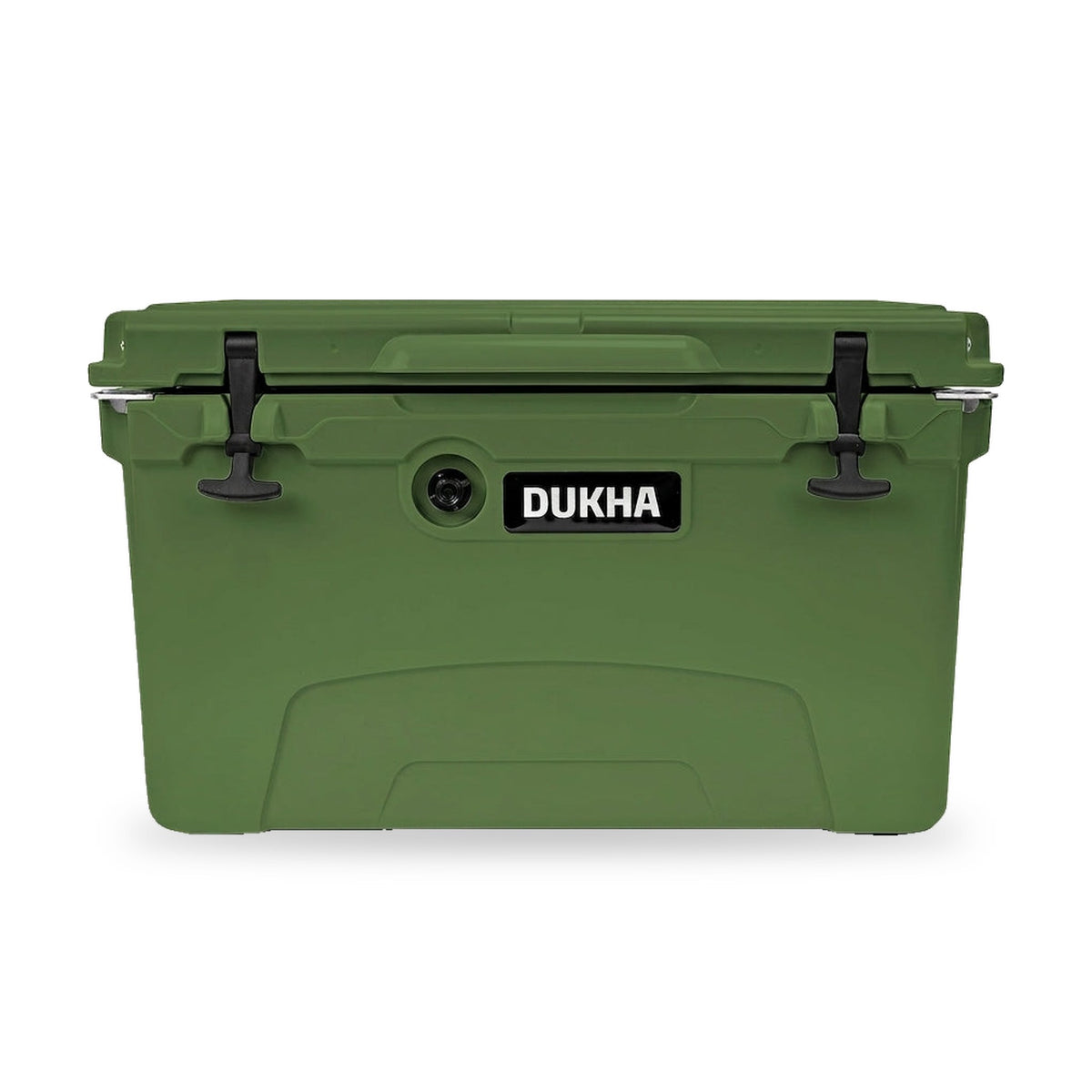 Hard Cooler DUKHA 45QT color Army Green, vista frontal