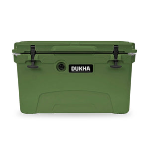 Hard Cooler DUKHA 45QT color Army Green, vista frontal
