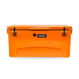 Hard Cooler DUKHA 75QT color Orange, vista frontal