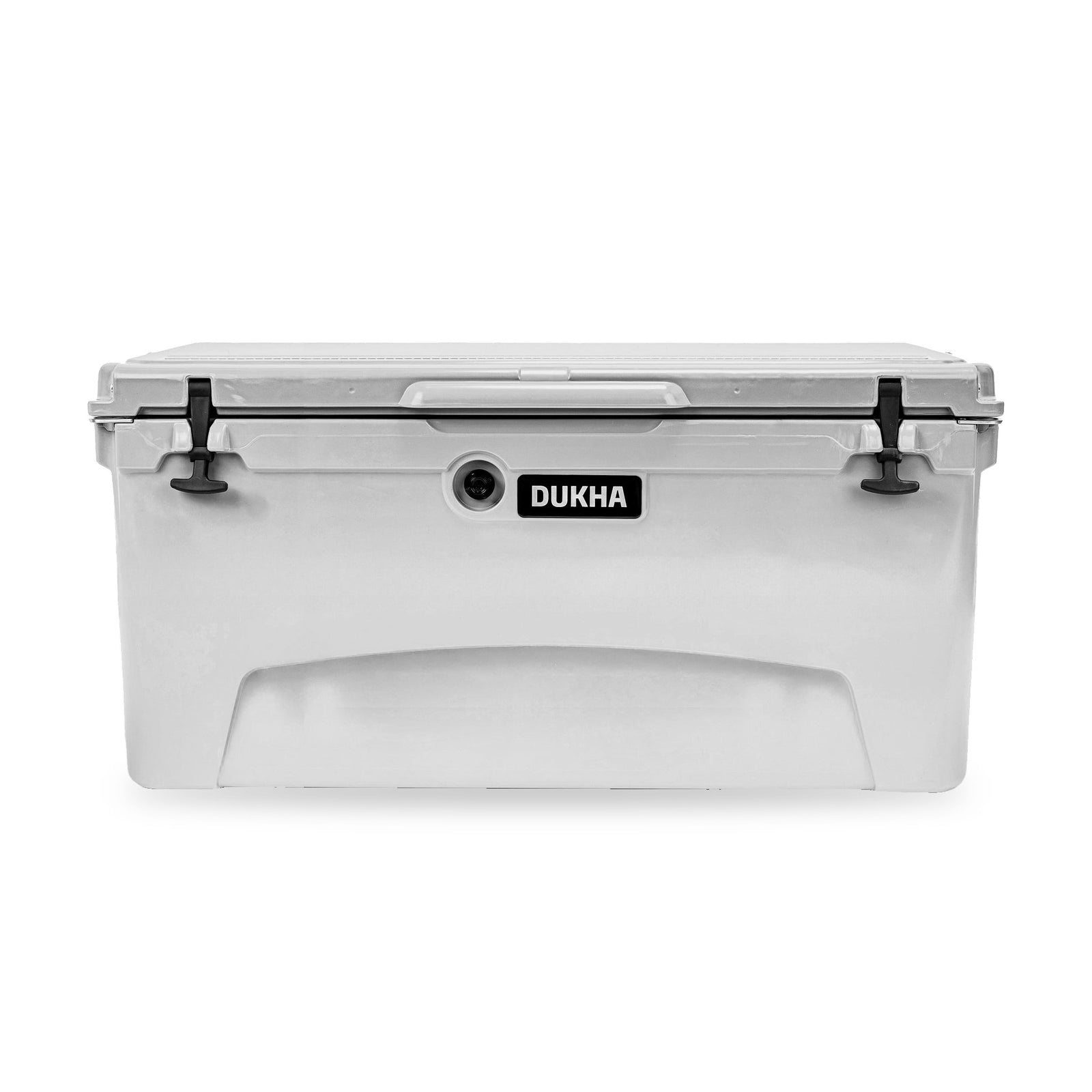 Hard Cooler DUKHA 75QT color White, vista frontal