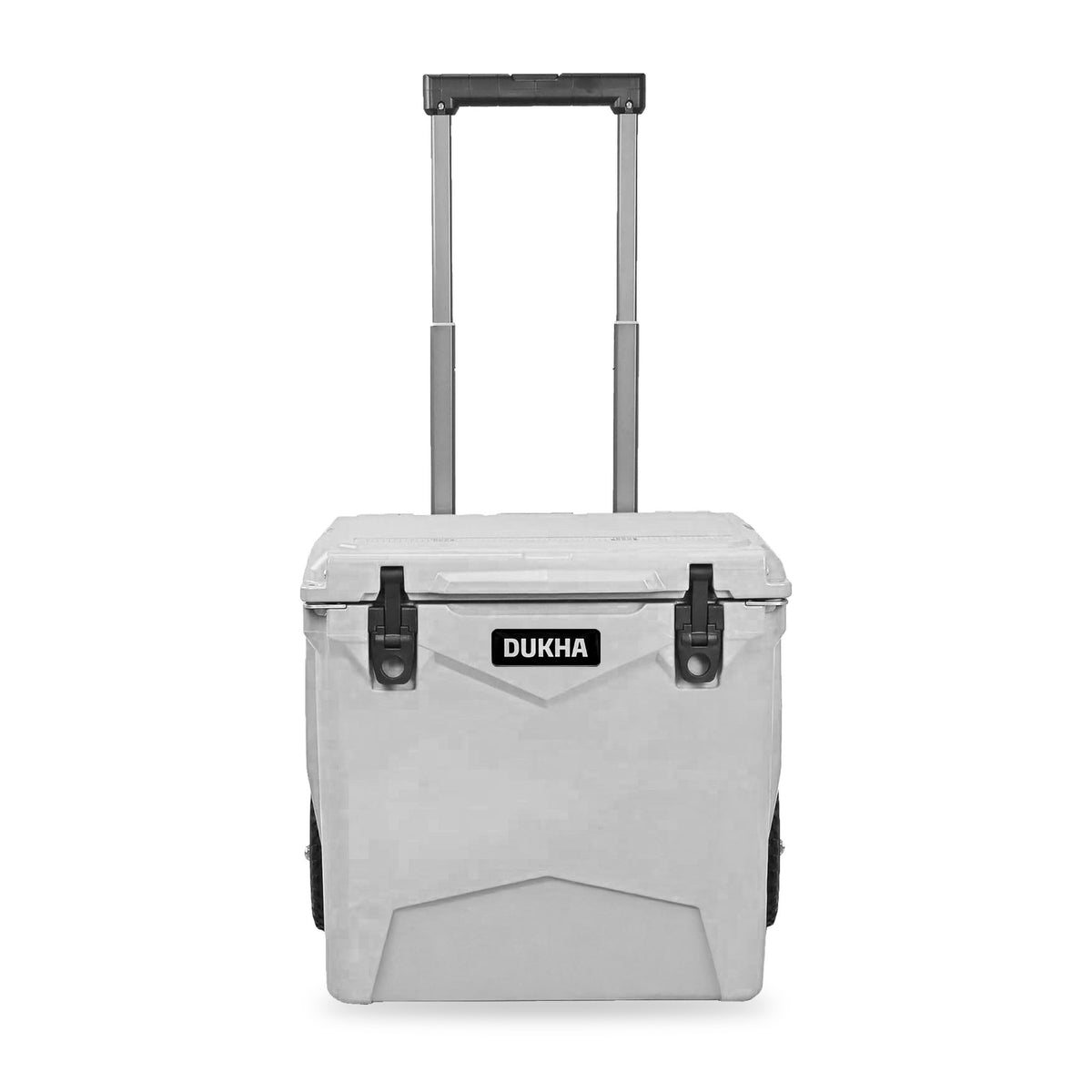 Hard Cooler DUKHA con ruedas 45QT W-Series color White, vista frontal