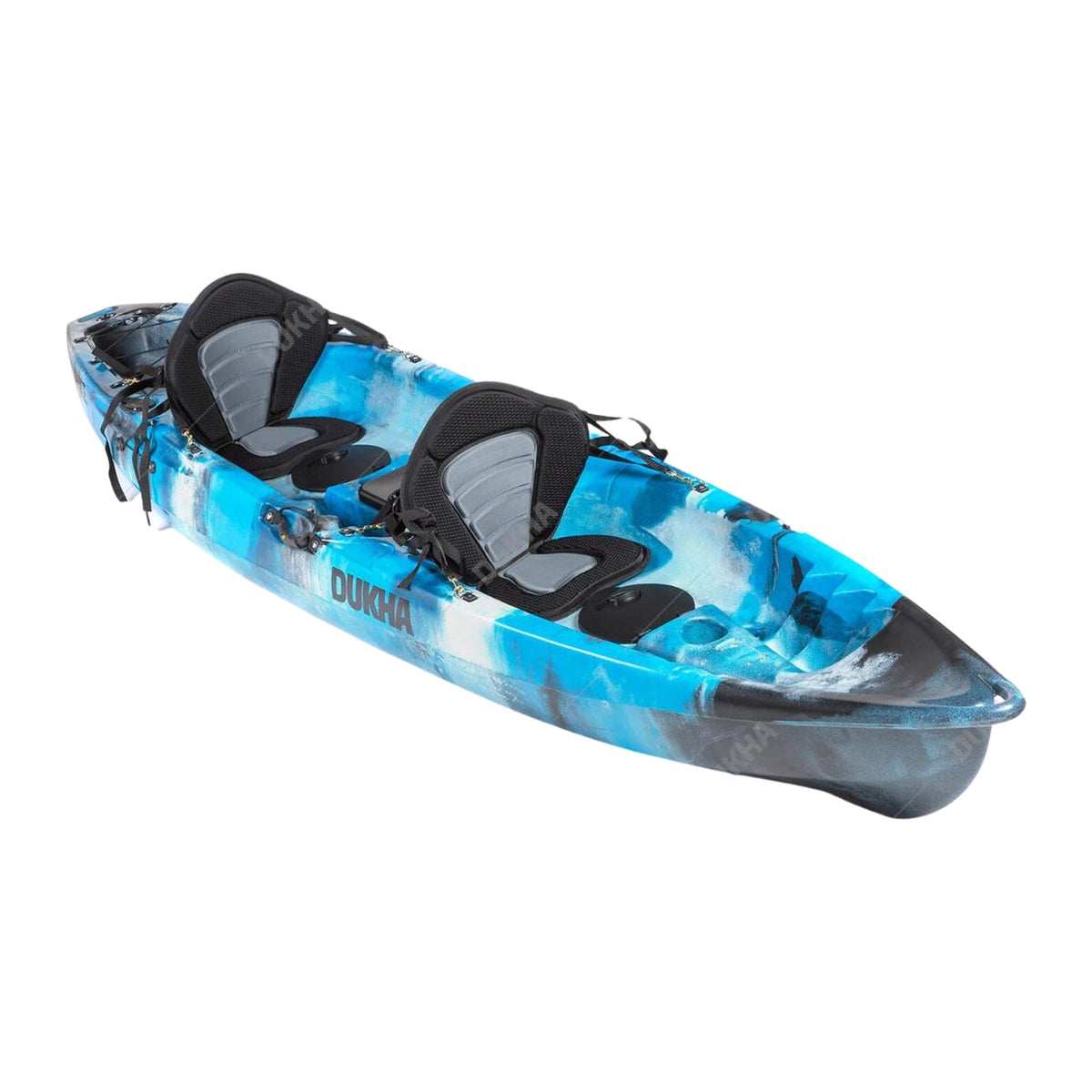 Kayak doble DUKHA Pike, vista en tres cuartos