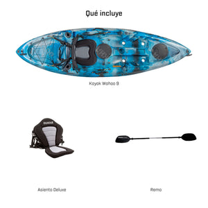Kayak DUKHA Wahoo 9, qué incluye