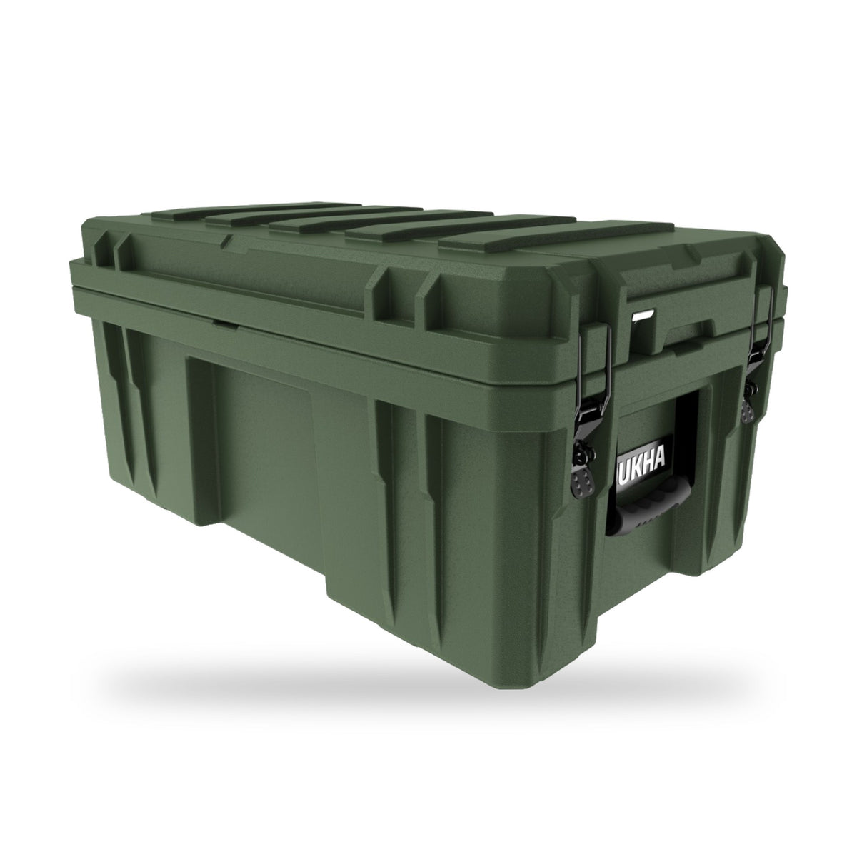Hard Case DUKHA Titán 105L color Green Army, vista frontal