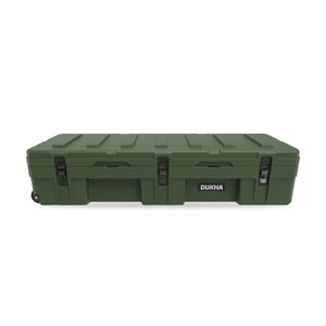 Hard Case DUKHA Titán 128L Ruedas Rooftop color Army Camo, vista frontal