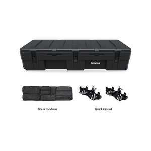 Pack Hard Case DUKHA Titán 128L Ruedas: caja, bolsa modular y Quick Mount