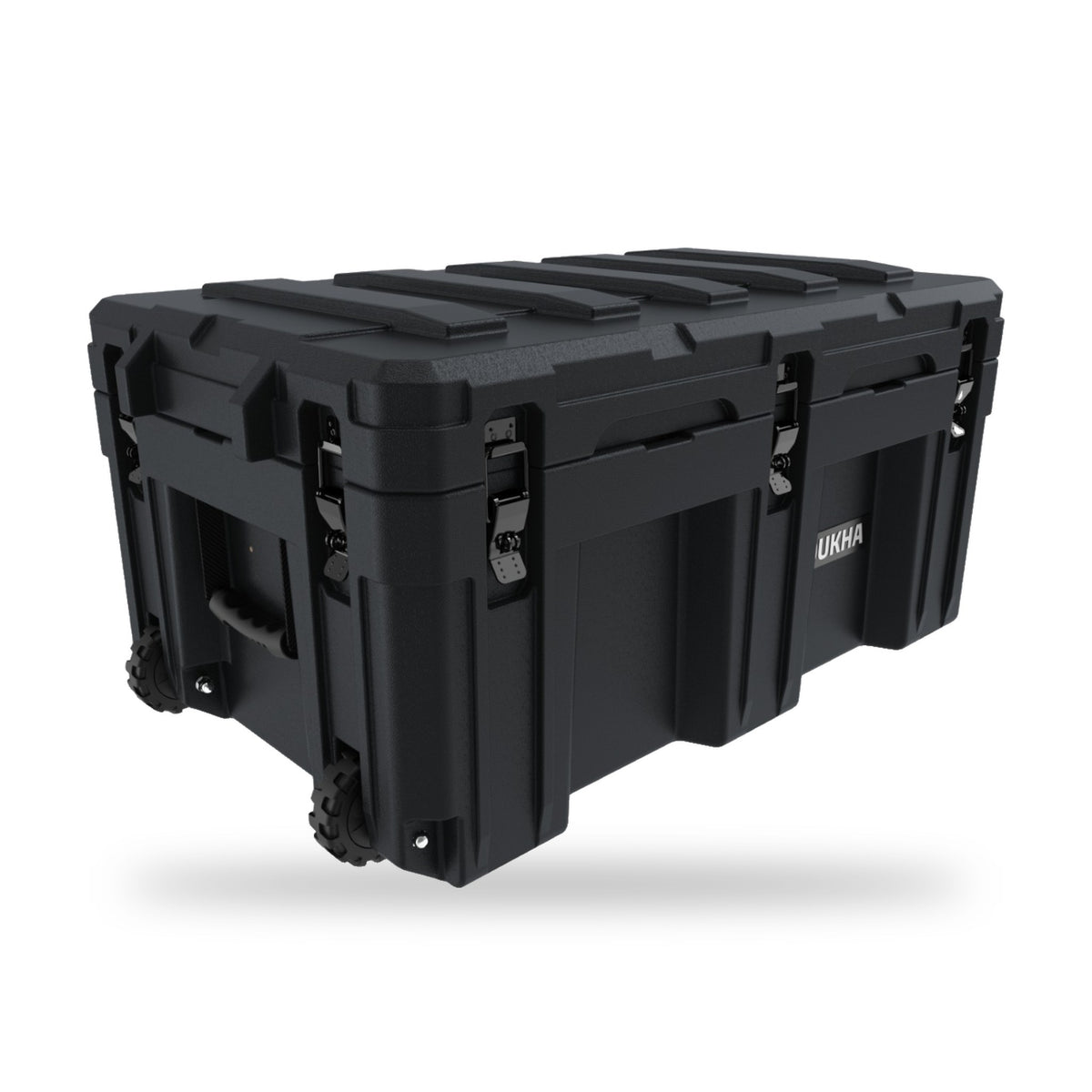 Hard Case DUKHA Titán 150L con ruedas color Negro, vista frontal