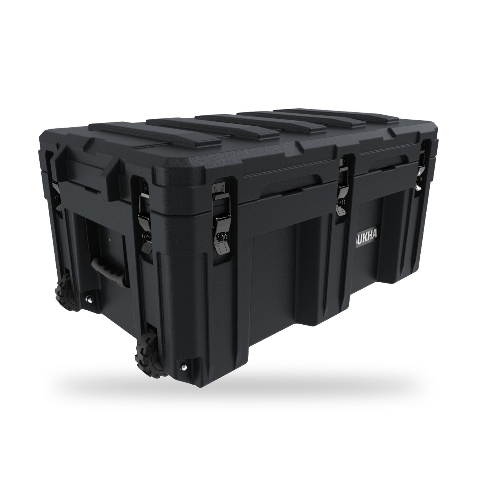Hard Case DUKHA Titán 150L con ruedas color Negro, vista frontal
