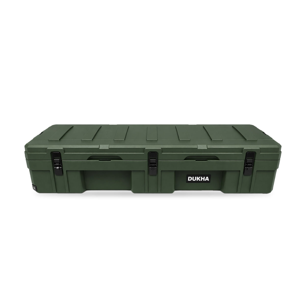 Hard Case DUKHA Titán 95L Rooftop color Army Camo, vista frontal