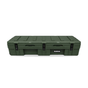 Hard Case DUKHA Titán 95L Rooftop color Army Camo, vista frontal