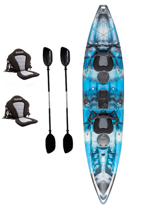 Kayak Pike Doble Blue/Grey Black ENTREGA INMEDIATA