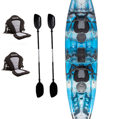 Kayak Pike Doble Blue/Grey Black ENTREGA INMEDIATA