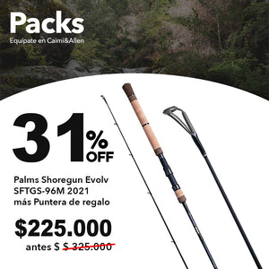 Pack Caña Palms Shoregun Evolv 96M + puntera de regalo, 31% OFF