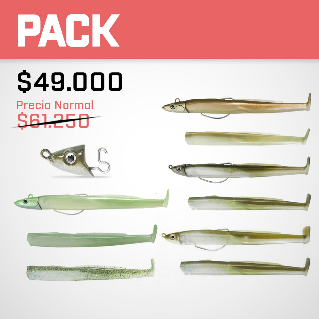 Pack Pesca Orilla Black Eel