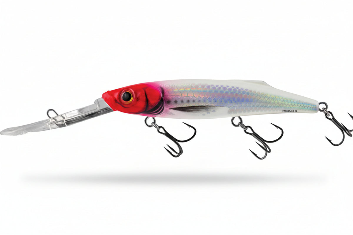 Señuelo Salmo Freediver 12SD Holographic Red Head