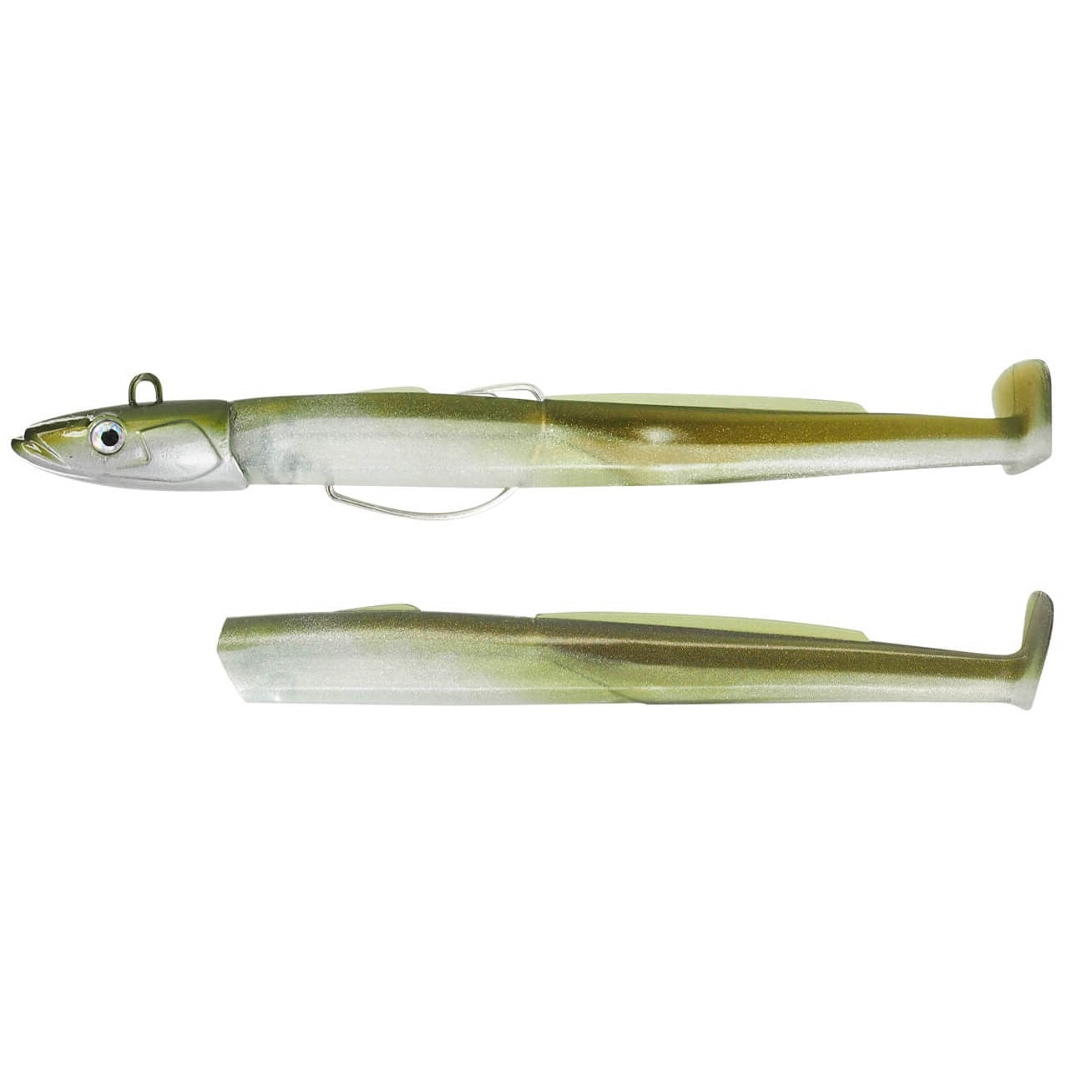 Black Eel Talla 3 Combo Shore 20gr Kaki