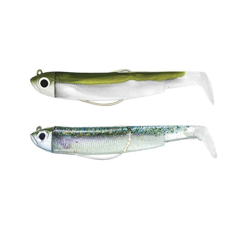 Black Minnow Doble Combo Shore talla 1 3gr Kaki/Ghost Minnow