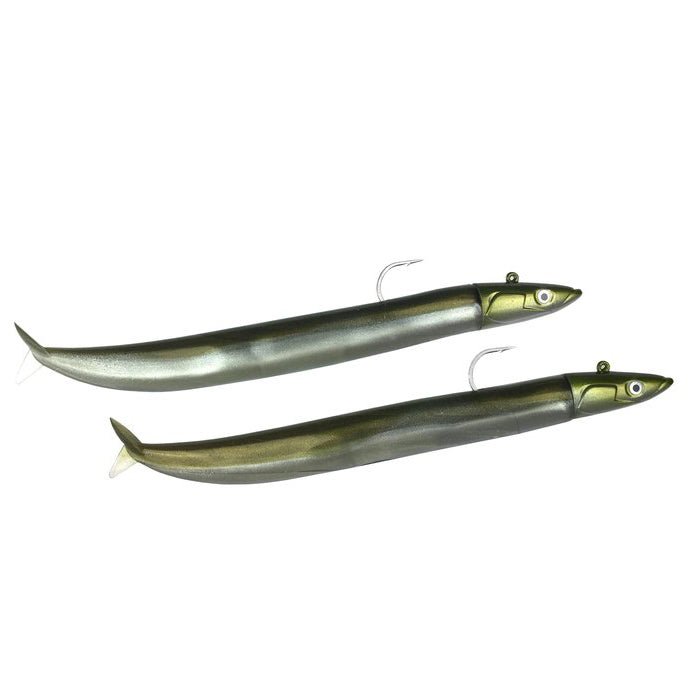 Doble Combo Off Shore Crazy Sand Eel Talla 1  15gr Kaki