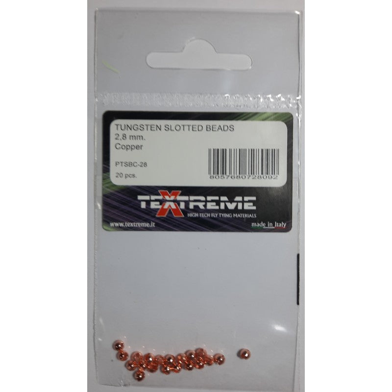 Cabezas Ranuradas Tungsteno 2,8 mm Cobre