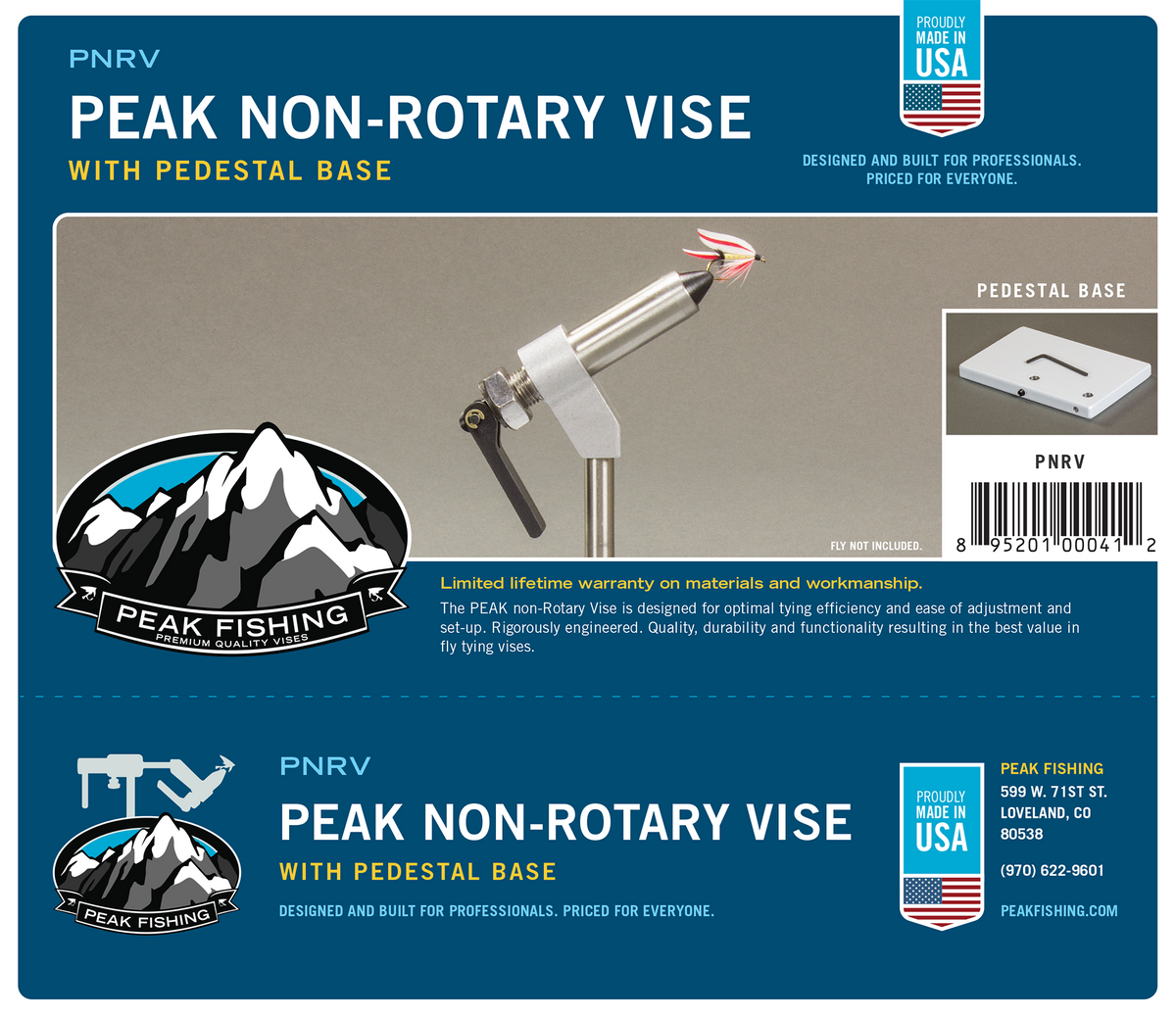 Peak non-rotary vise PNRV