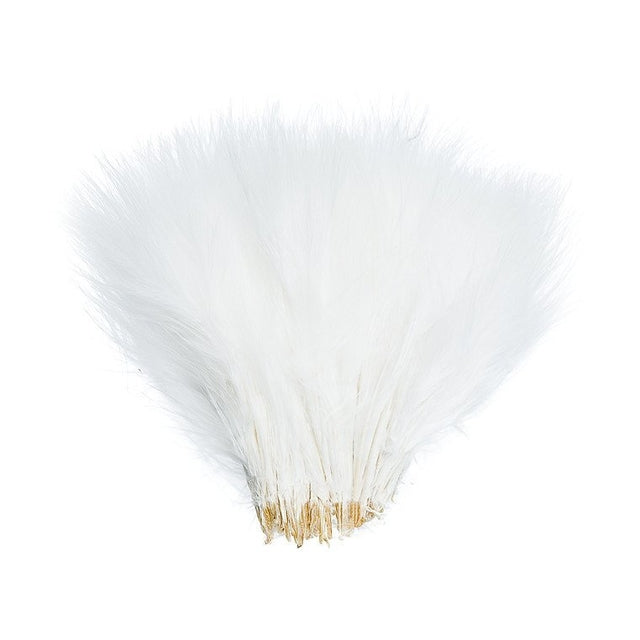 Strung marabou white