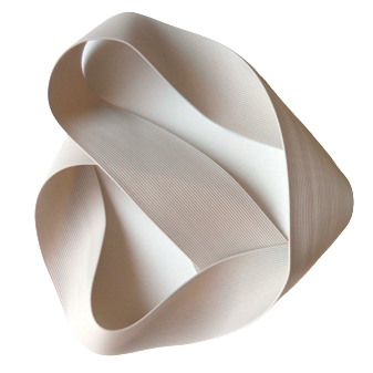 Medium round rubber white